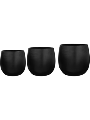 Pot Black (set of 3)