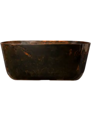 Planter Marble Brown