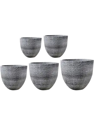 Pot Anthracite (set of 5)