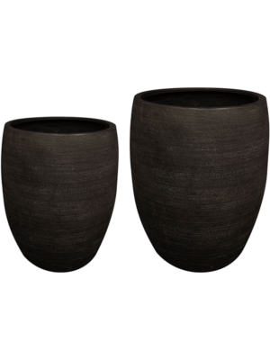 Vase Black (set of 2)