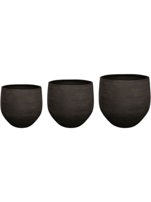 Pot Black (set of 3)