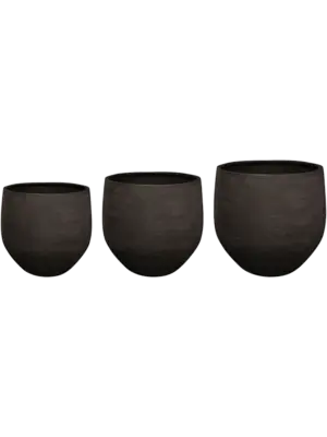 Pot Black (set of 3)