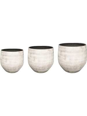 Pot Concrete Rust (set of 3)