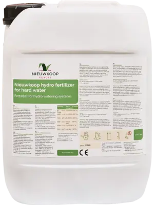 Nieuwkoop hydro fertilizer 10 ltr for hard water