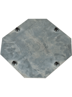Fixed Castor 4 x 8 mm (45 kg. max load capacity)