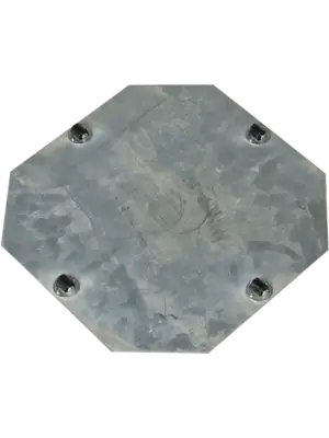 Fixed Castor 4 x 8 mm (45 kg. max load capacity)