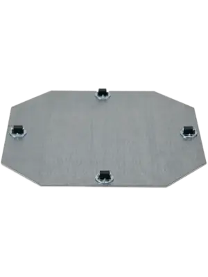 Fixed Castor 4 x 8 mm (45 kg. max load capacity)