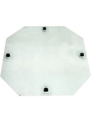 Fixed Castor 4 x 8 mm (45 kg. max load capacity)