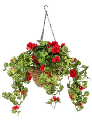 Red Hanging Basket (UV)