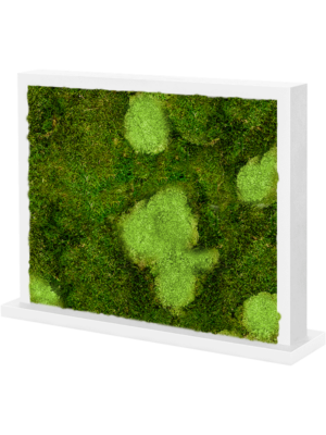 MDF Ral 9010 Satingloss Two-sided 30% Ball moss and 70% flat moss