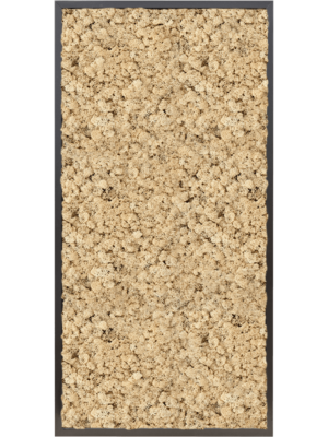 MDF RAL 9005 Satin Gloss 100% Reindeer moss (Natural)