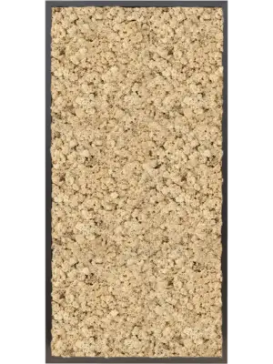 MDF RAL 9005 Satin Gloss 100% Reindeer moss (Natural)
