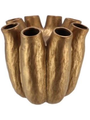 Gold Tube Vase