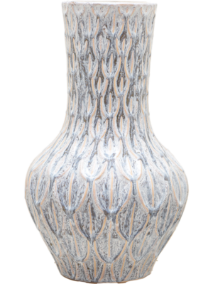 Vase Neck Grey Active Glaze