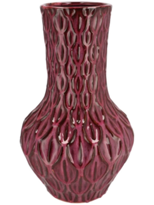 Vase Neck Purple Active Glaze