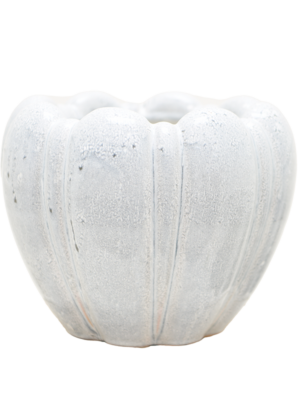 Pot Round Grey Active Glaze