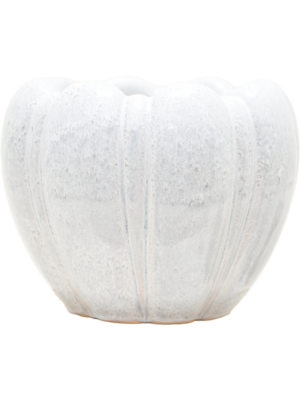 Pot Round Grey Active Glaze