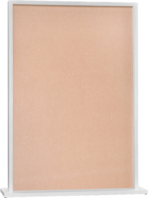 MDF Two-sided RAL 9010 satin gloss