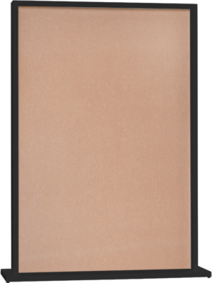 MDF Two-sided RAL 9005 satin gloss