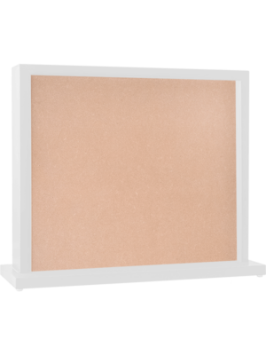 MDF Two-sided RAL 9010 satin gloss