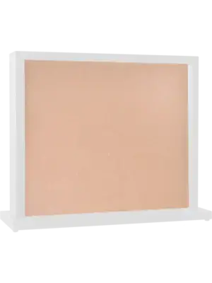 MDF Two-sided RAL 9010 satin gloss