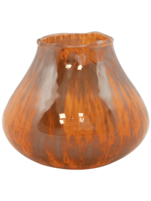 Vase Splashed Orange