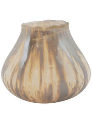 Vase Splashed Cream
