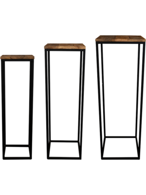 Pillar Natural (set of 3)