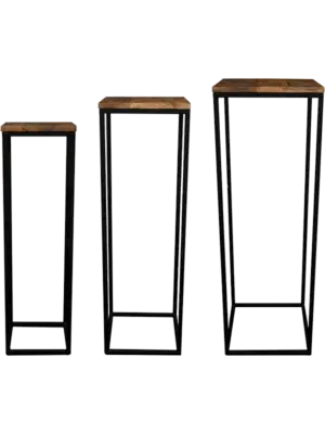 Pillar Natural (set of 3)