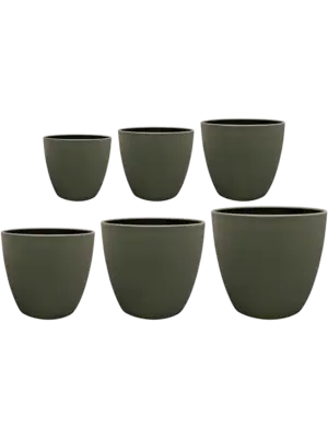 Pot Matt Green (set of 6)